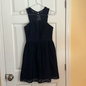 Navy Lace Dress